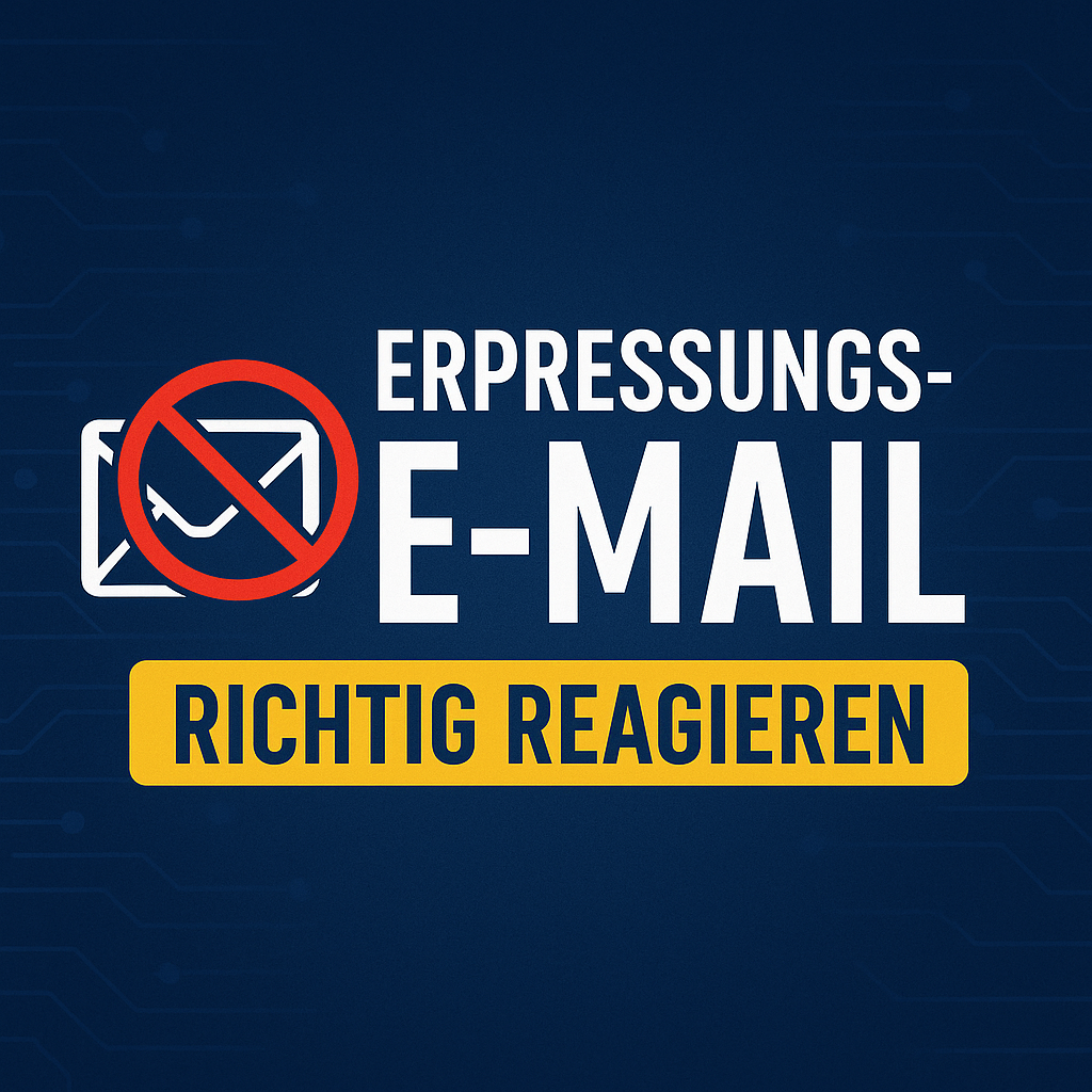 Wie reagiert man richtig auf Erpressungs-E-Mails mit angeblichem  Hackerangriff?